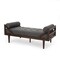 GDFStudio Sumner Contemporary Tufted Chaise Lounge with Rolled Accent Pillows